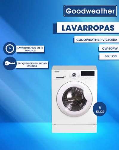 LAVARROPA 6 KILOS GOODWEATHER