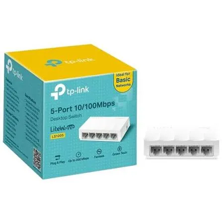 Switch 5 puertos 10/100Mbps