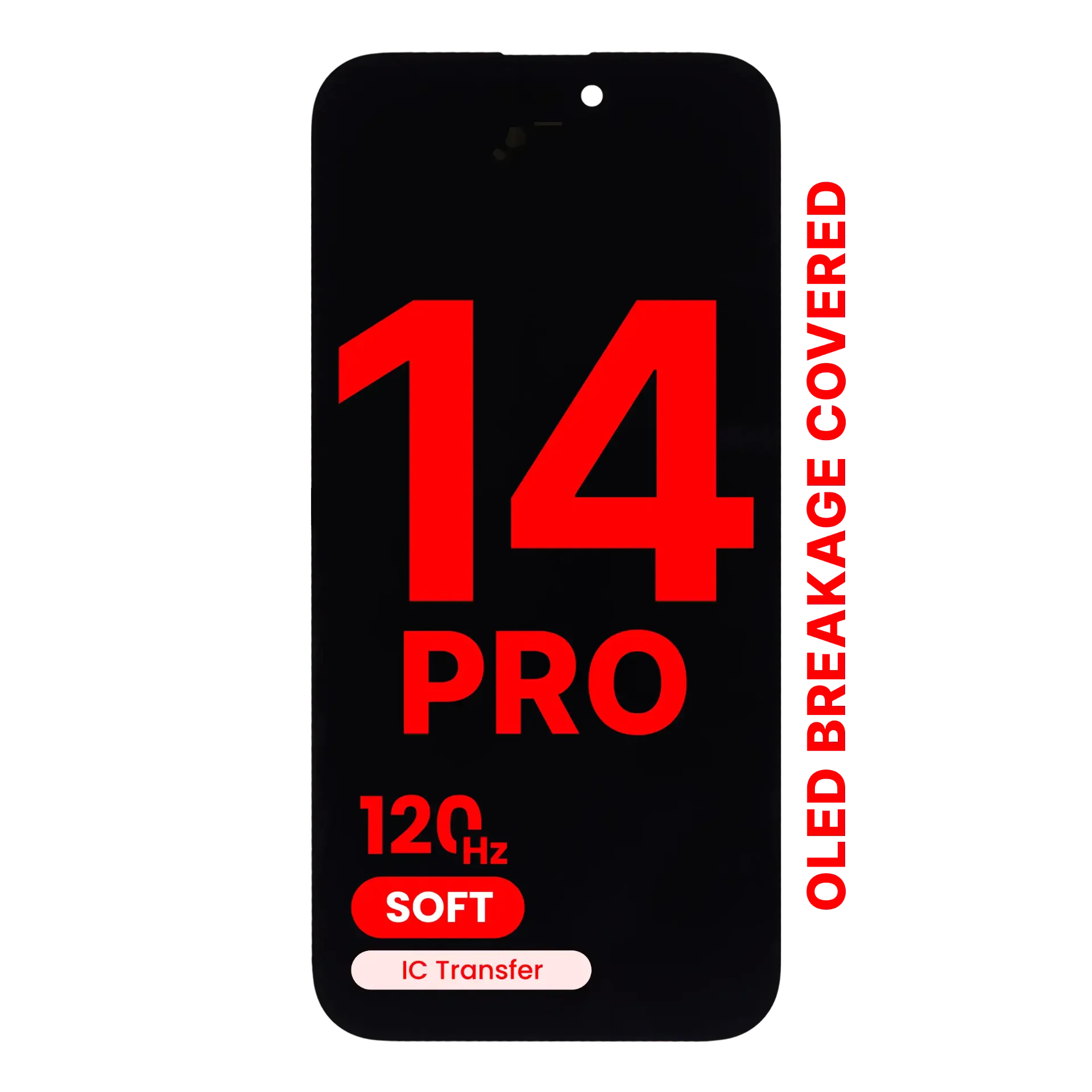 OLED Assembly For iPhone 14 Pro (Aftermarket Pro: XO7 Soft) (120HZ)
