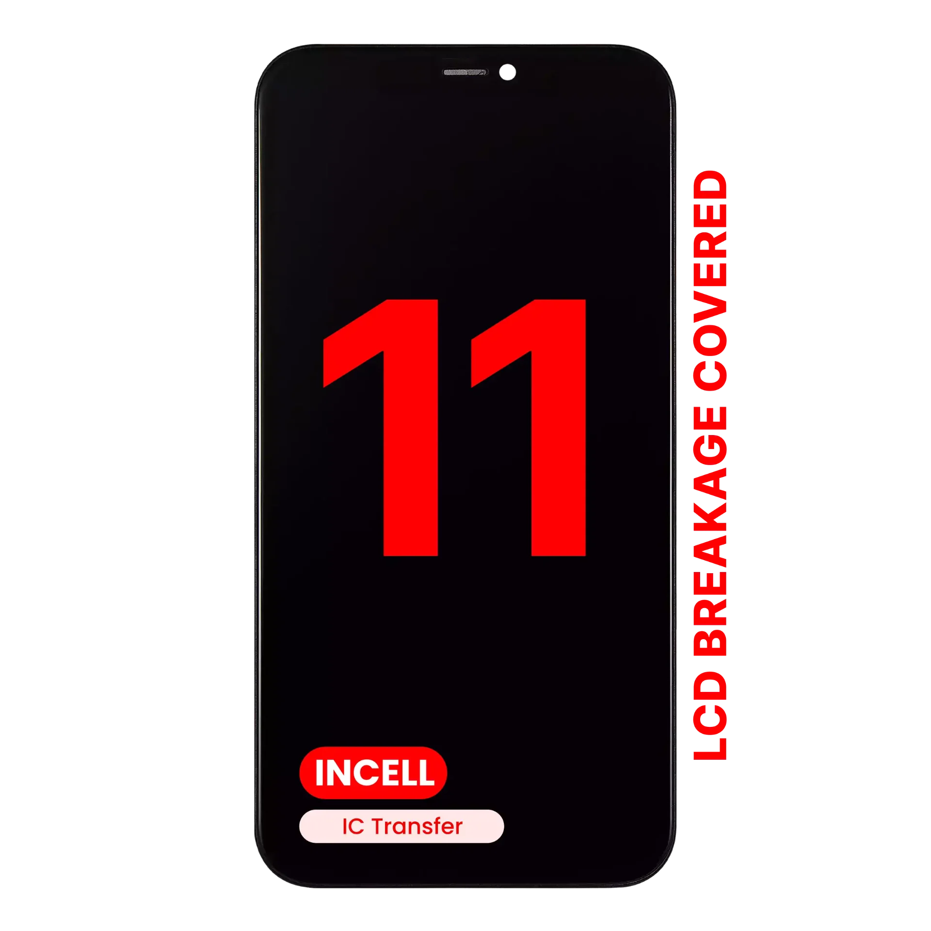 LCD Assembly With Steel Plate Pre-Installed For iPhone 11 (Aftermarket Pro: XO7 / Incell)